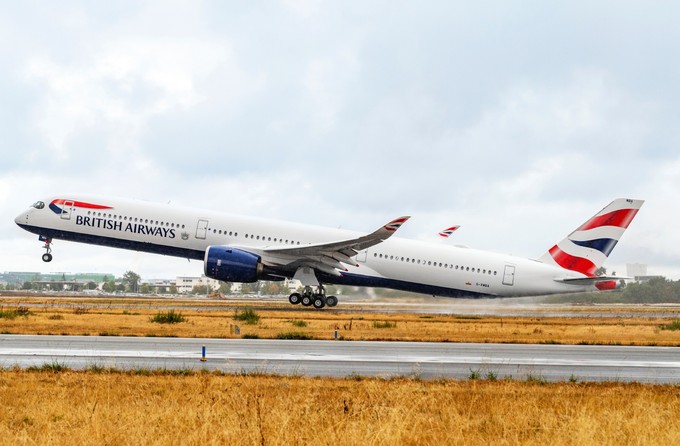 Airbus A350-1000 von British Airways: Mehr Räder als der A350-900.