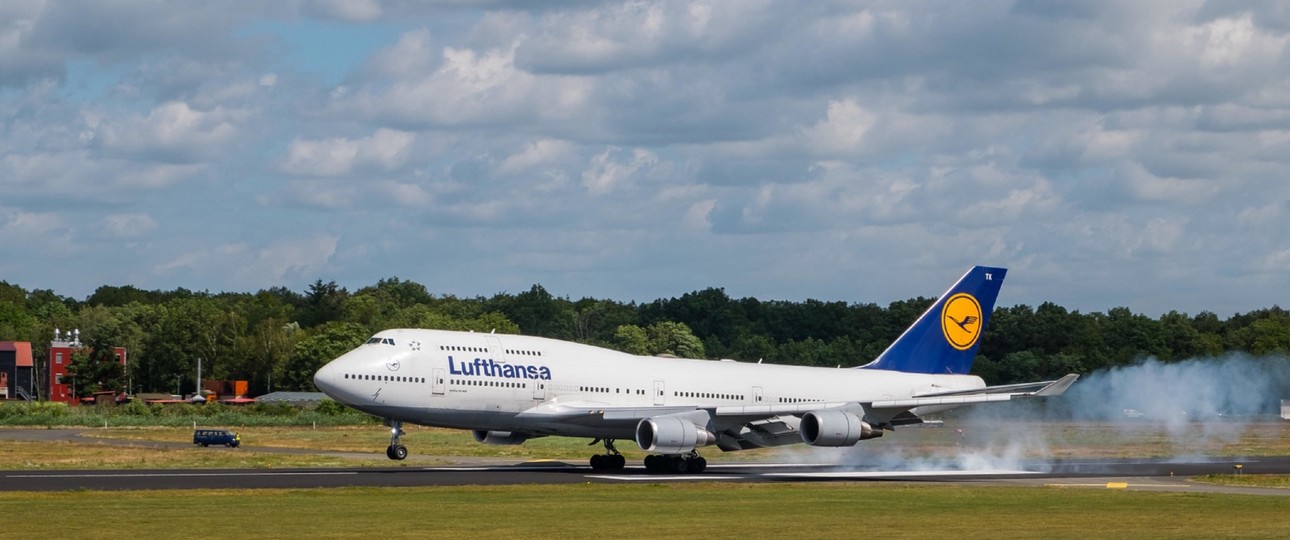 Landung einer Boeing 747 in Twente: Die Jumbo-Jets müssen nicht ewig bleiben.