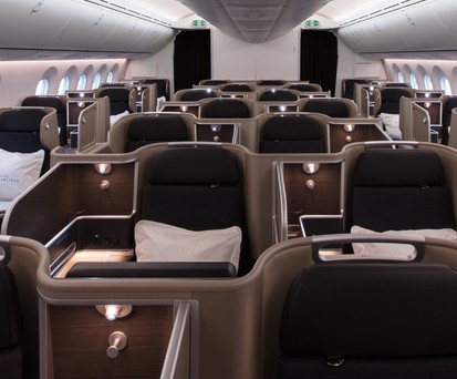 Business Class von Qantas: Anthony Albanese flog dort mit.