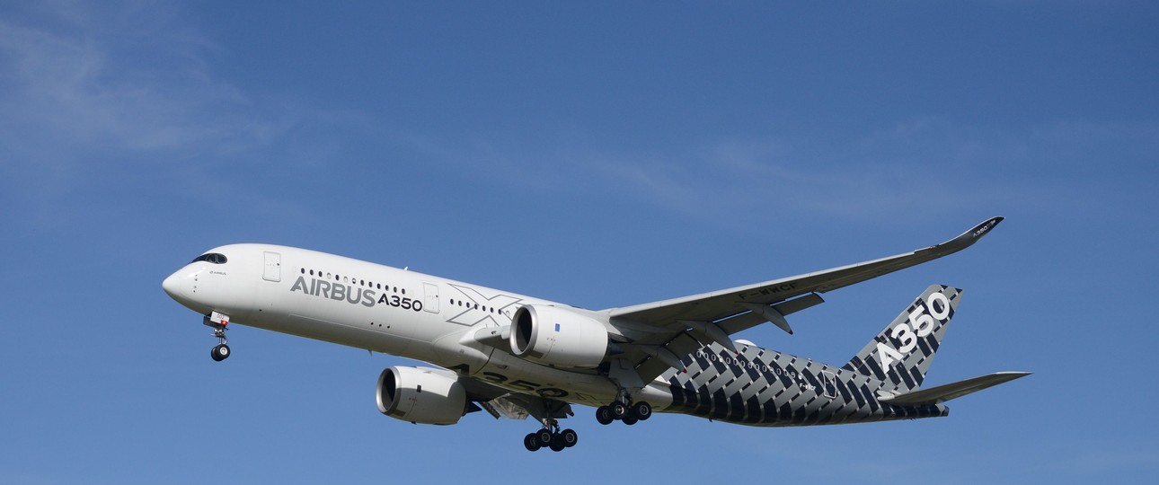 Airbus A350-900: Ein Softwarefehler kann zu Problemen führen.