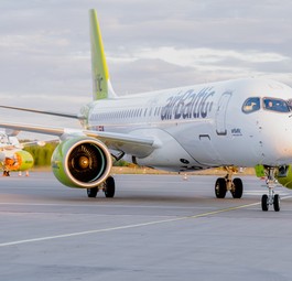 Airbus A220-300 von Air Baltic: Lufthansa setzt auf eine engere Bindung.