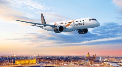 Embraer E2 in den Farben von Truenoord: Das Unternehmen will noch mehr.