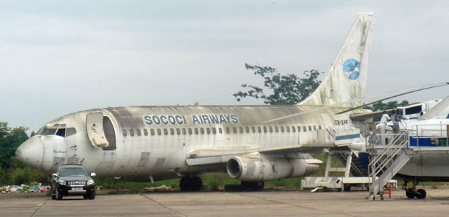 Brazzaville Airport im Januar 2012.