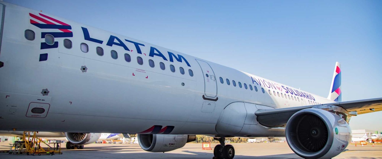 Ein Airbus A321 von Latam: Mit der Einführung der Airbus A321 XLR werden neue Transatlantikrouten möglich.