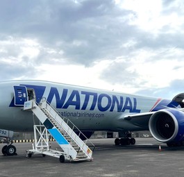 Die Boeing 777 F mit dem Kennzeichen N792CA: Absolvierte einen Rekordflug