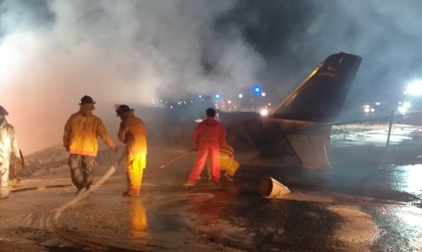 Businessjet mit Erkranktem stürzt in Manila ab