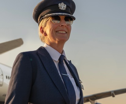 So sieht die neue Uniform der Pilotinnen von British Airways aus.
