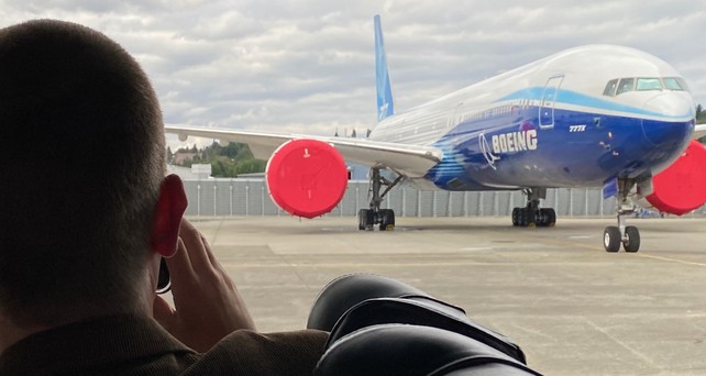 Boeing 777X in Everett: Technische Spitzenleistungen gefordert.