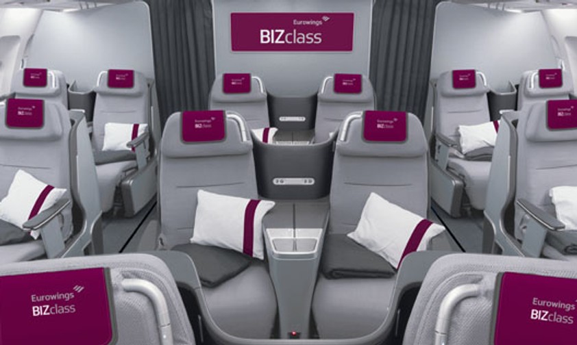 Die Business Class ist 2-2-2- konfiguriert.
