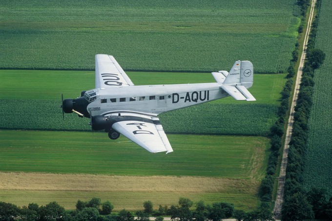 Ju-52: Seit 1986 flog die D-AQUI für die Deutsche Lufthansa Berlin Stiftung.