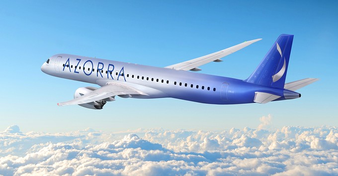 Keine wirkliche neue Order, sondern eine Enthüllung: Die Leasingfirma Azorra ist der zuvor ungenannter Käufer von 15 Embraer E195-E2.