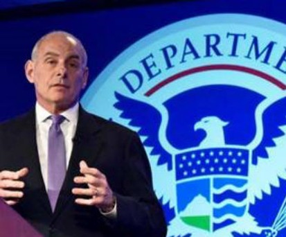 US-Innenminister Kelly: Er traf Airlinevertreter.