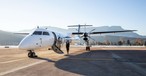 Eine Dash-8 von Sky Alps: Die Fluggesellschaft will in diesem Jahr weiter wachsen.