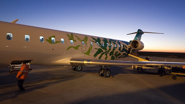 Bombardier CRJ 900 Next Gen von Pluna: Flieger bleiben am Boden.