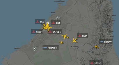 Flughafen Dubai International: Betrieb wieder aufgenommen.