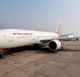 Boeing 777 von Air India: Bekam nach dem Start Probleme.