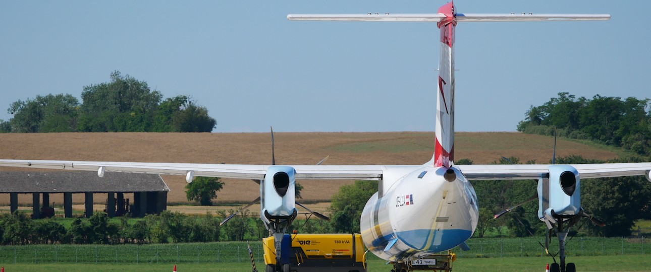 Dash 8 von Austrian: Bald nicht mehr im Einsatz.