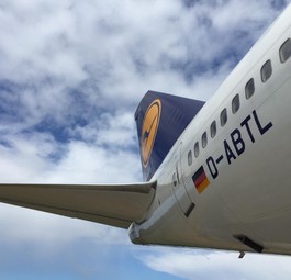 Lufthansas Boeing 747 mit dem Kennzeichen D-ABTL: Zurück in Frankfurt.
