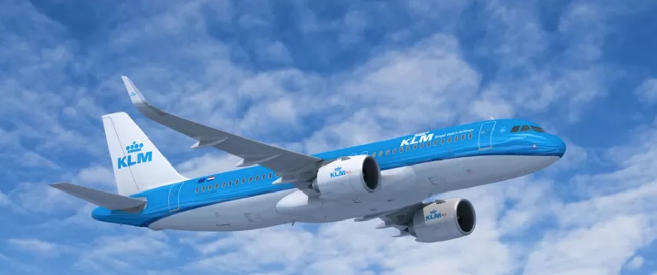 A320 Neo in KLM-Farben: Die Airline wechselt den Hersteller.