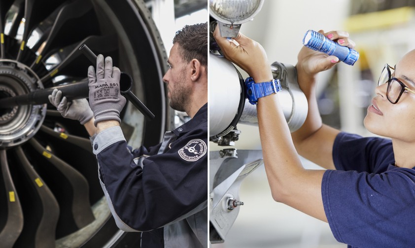 Techniker und Technikerin von Lufthansa: Mehr Musterberechtigungen.