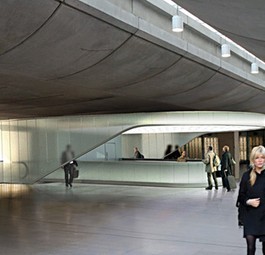 Visualisierung des Bahnhofs von CDG Express: In 20 Minuten im Zentrum.