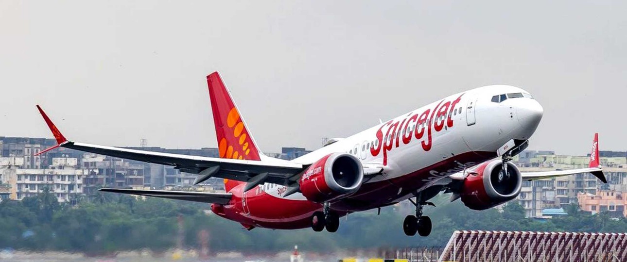 Boeing 737 von Spicejet: Airline-Chef Ajay Singh will  wieder hoch hinaus.