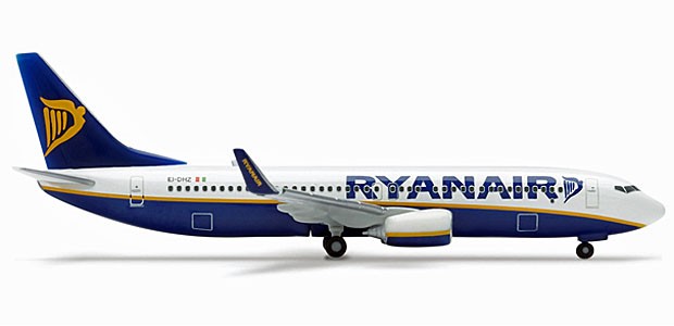 Bislang besteht die Flotte ausschließlich aus B737: Ryanair ist ein treuer Boeing-Kunde.