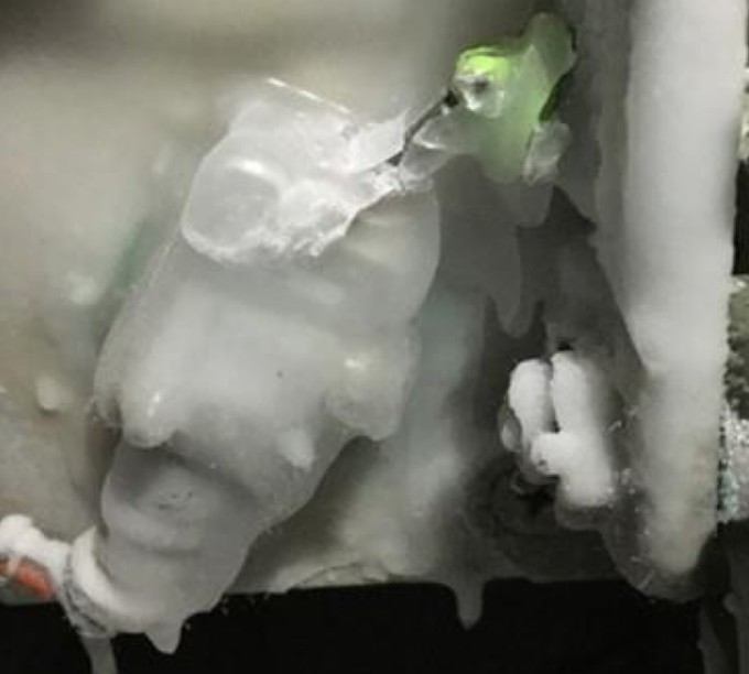 Vereister Mikroschalter der Boeing 757