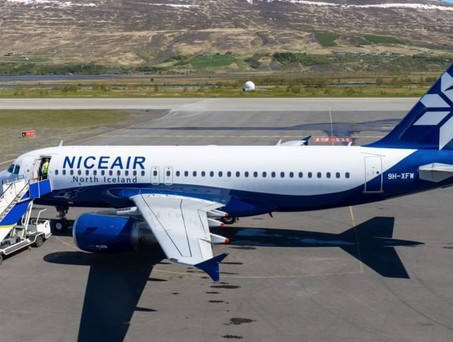 Airbus A319 von Niceair: Durfte keine Passagiere aus dem Vereinigten Königreich nach Island fliegen.