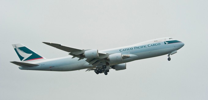 Cathay Pacific Cargo erhielt 14 der 747-8-Frachter in den Jahren von 2011 bis 2016.