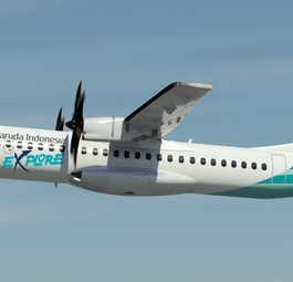 ATR 72 von Garuda: Der Airline geht es nicht gut.