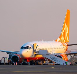 Boeing 737-800 von Skyup: zwei Flugzeuge der Airline fliegen aktuell für Air Cairo.