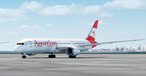 Boeing 787 in den Farben von Austrian Airlines: Zuerst nach Nordamerika.