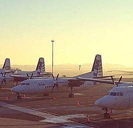 Fokker 50 von VLM Airlines: Die Fluglinie soll klein neu beginnen.