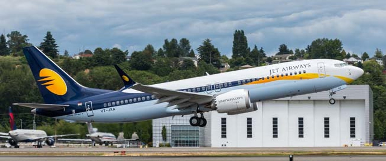 Boeing 737 Max von Jet Airways: Die indische Fluglinie hat Dutzende davon bestellt.