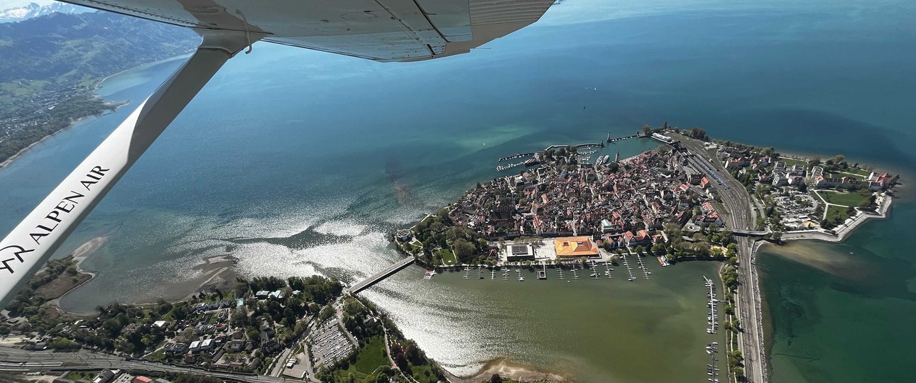 Blick auf Lindau.