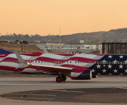 Eine Boeing 737 von Southwest: In San Francisco kamen sich Flugzeuge gefährlich nah.
