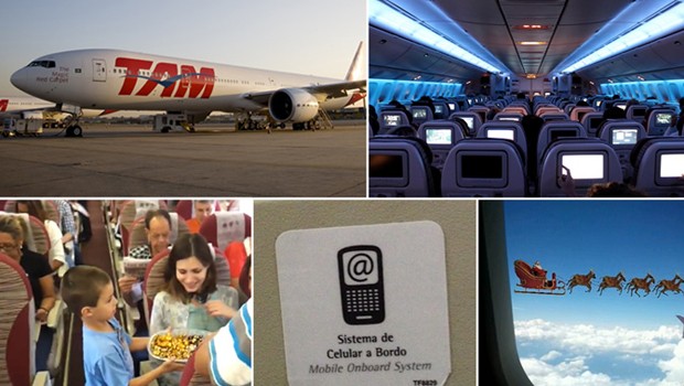 Rang 5: TAM - Ein Retrodesign an Bord, Süßigkeiten vor dem Start, das alles gibt den Passagieren eine Stimmung wie in den Siebzigern.