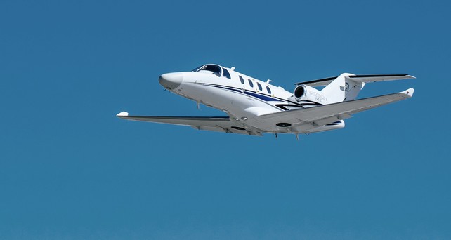 Cessna Citation M2 Gen3 in der Luft: Ende Mai war das Flugzeug zum ersten Mal in der Luft.