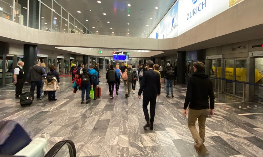 Die Skymetro des Flughafens Zürich wird täglich von rund 18.000 Menschen genutzt.