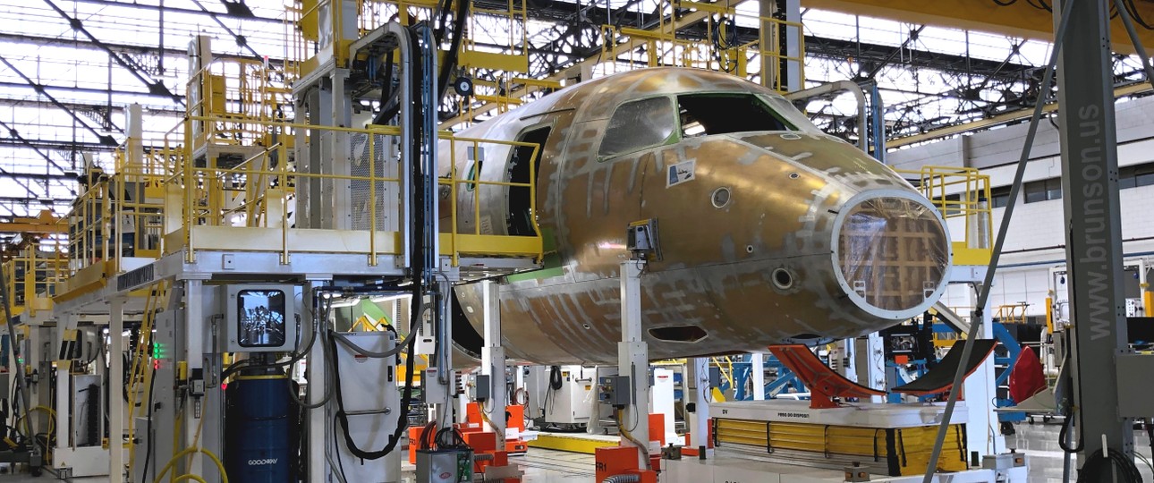 Flugzeugbau in São José dos Campos: Embraers technisches Know-how ist begehrt.