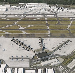 Visualisierung: So soll Terminal 3 in Frankfurt aussehen.