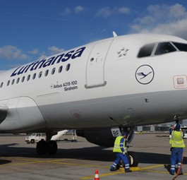 Lufthansa-A319: Ein solcher Flieger musste umkehren.