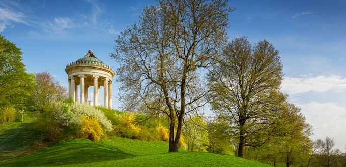 Monopteros Tempel im Englischen Garten, München