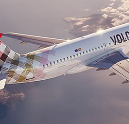 Airbus A319 von Volotea: Zwei bretonische Flughäfen verwechselt.