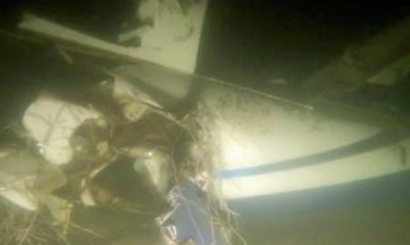 Das Wrack der Cessna Citation II am Boden der Ostsee: Der Absturz war nicht überlebbar.