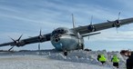Antonov An-12: Blieb im Schnee stecken.
