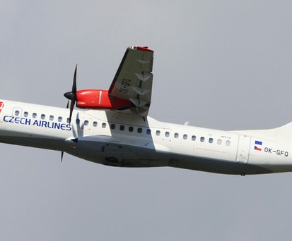 ATR 72 von CSA: Zwei liegen jetzt an der Kette.