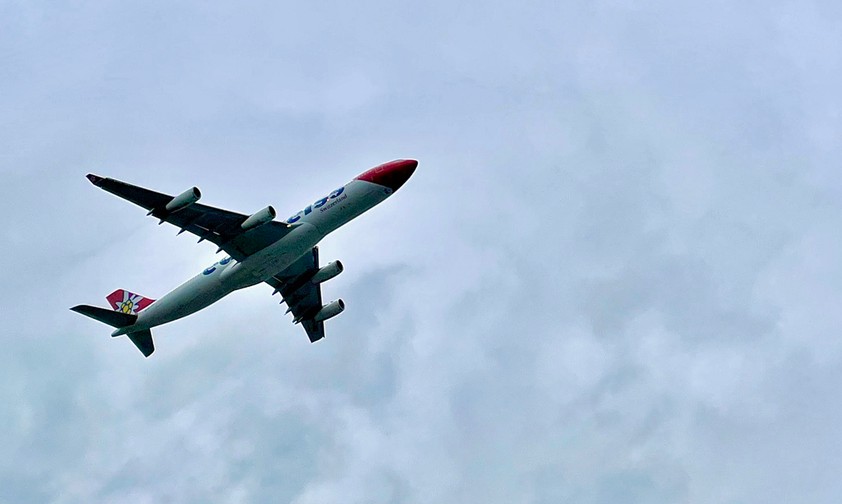 Airbus A340 von Edelweiss: Muss aus Phuket kommend zwischenlanden.