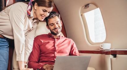 Millenials im Businessjet: Jüngere Generationen nutzen die Businessjets auch für den Urlaub.